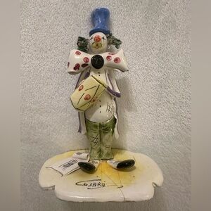 Zampiva clown figurine. Made in Italy. Signed. Numbered 3108